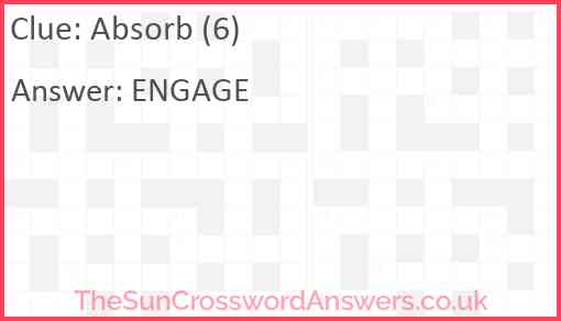 Absorb (6) Answer