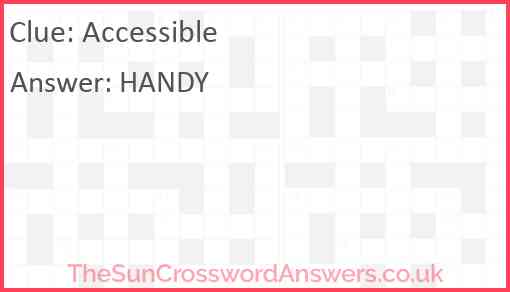 Accessible Answer