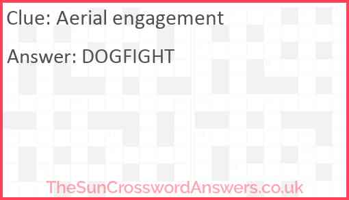 Aerial engagement Answer