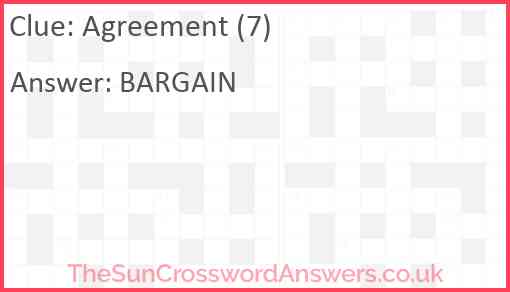 Agreement (7) Answer
