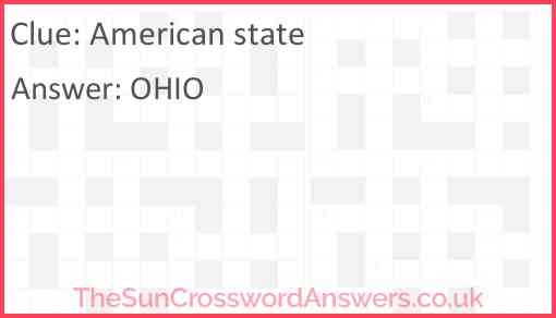 American state Answer