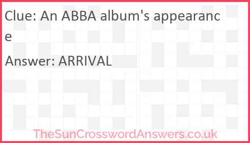 An Abba album's appearance Answer