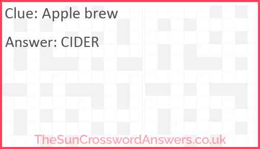 Apple brew Answer