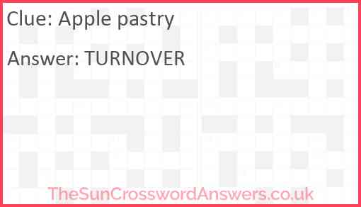 Apple pastry Answer