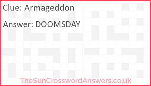 Armageddon Answer