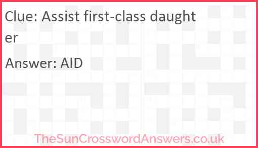 Assist first-class daughter Answer