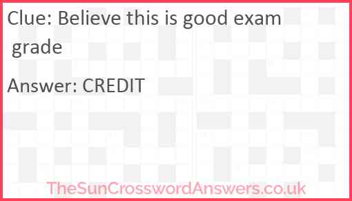 Believe this is good exam grade Answer