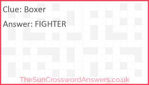 Boxer Answer
