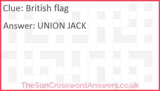 British flag Answer