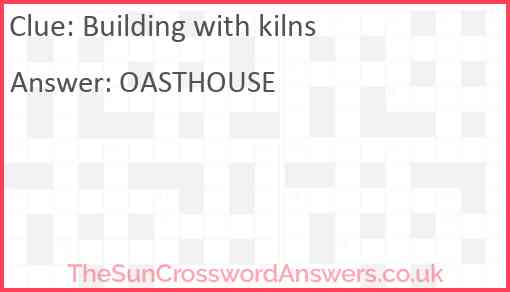 Building with kilns Answer