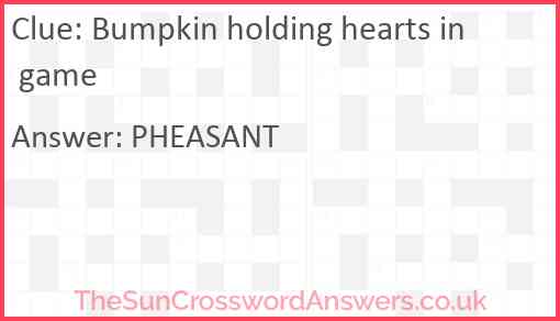 Bumpkin holding hearts in game Answer