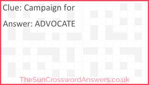Campaign for Answer