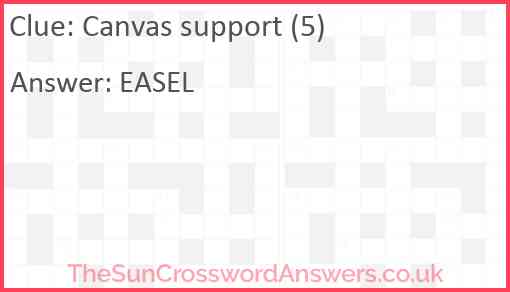 Canvas support (5) Answer
