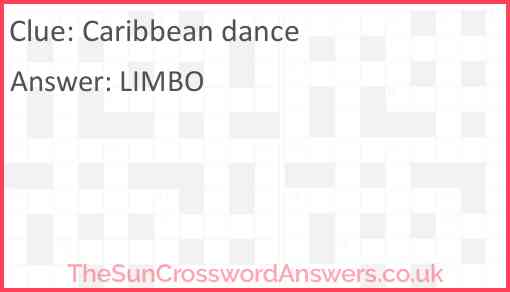 Caribbean dance Answer