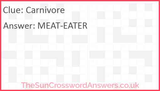 Carnivore Answer