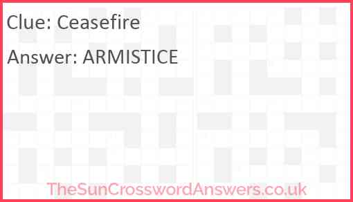 Ceasefire Answer