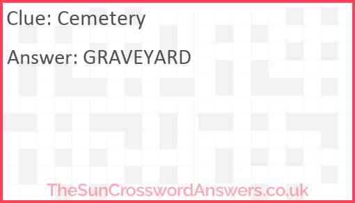 Cemetery Answer