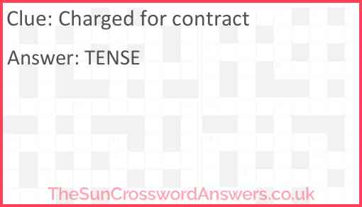 Charged for contract Answer