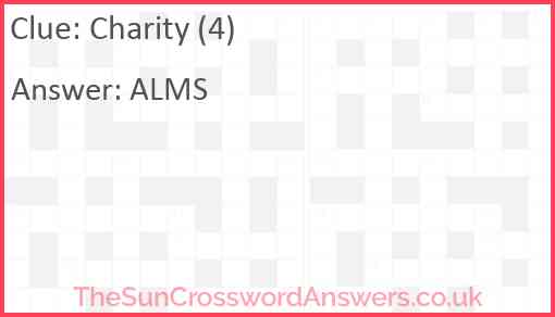 Charity (4) Answer