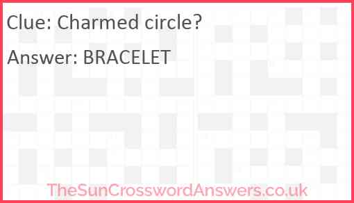 Charmed circle? Answer