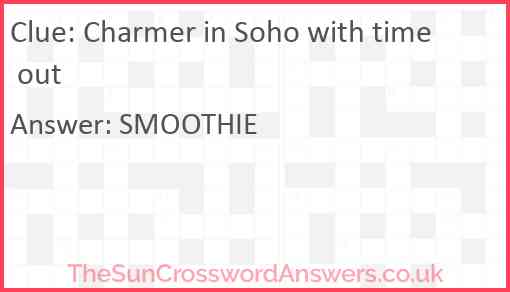 Charmer in Soho with time out Answer