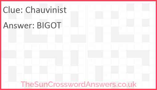 Chauvinist Answer