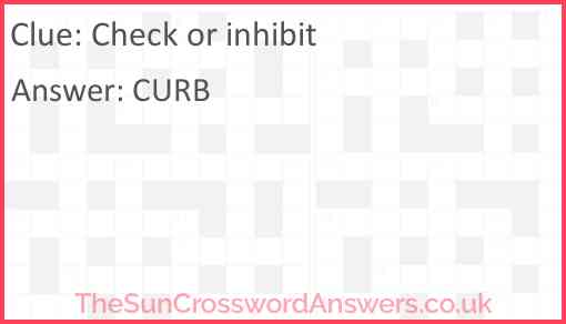 Check or inhibit Answer