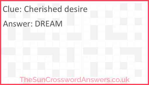 Cherished desire Answer