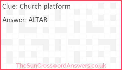 Church platform Answer