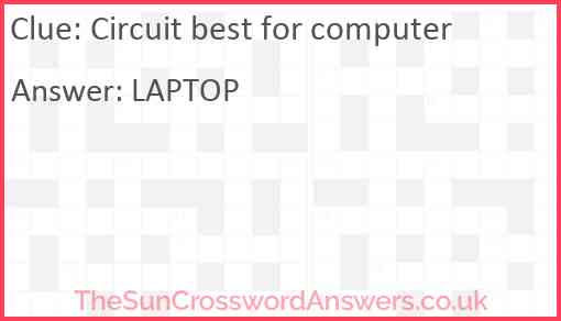 Circuit best for computer Answer