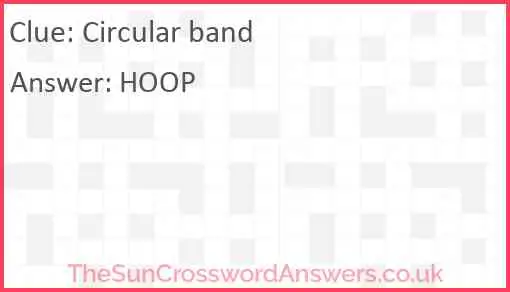 Circular band Answer