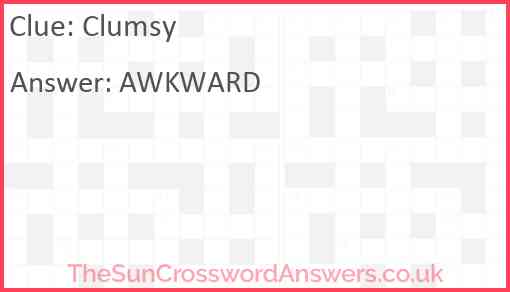 Clumsy Answer