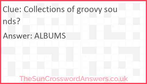Collections of groovy sounds? Answer