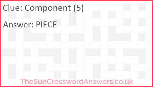 Component (5) Answer