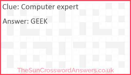Computer expert Answer