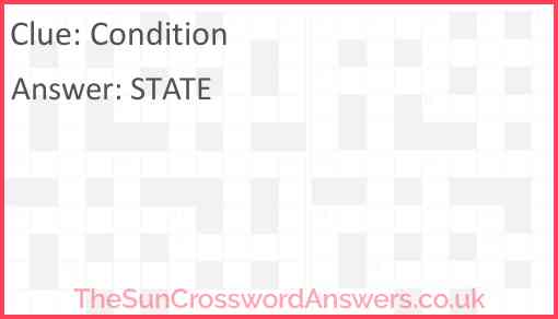 Condition Answer