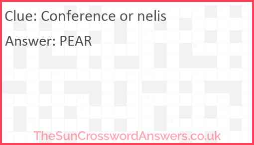 Conference or nelis Answer