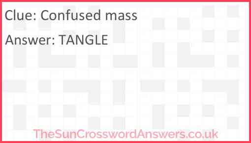 Confused mass Answer