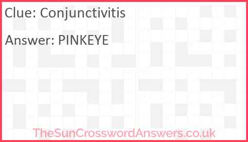 Conjunctivitis Answer