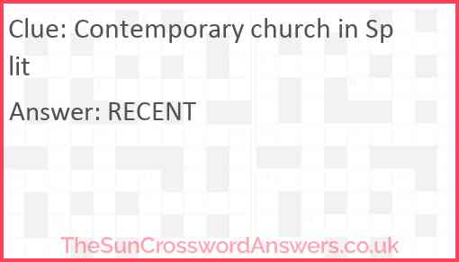 Contemporary church in Split Answer