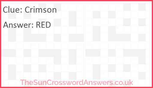 Crimson Answer