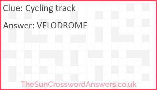 Cycling track Answer
