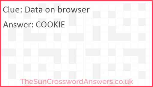 Data on browser Answer