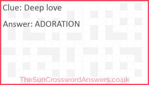 Deep love Answer
