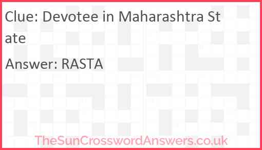 Devotee in Maharashtra State Answer