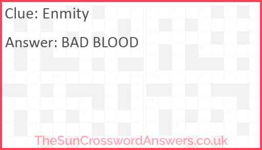 Enmity Answer