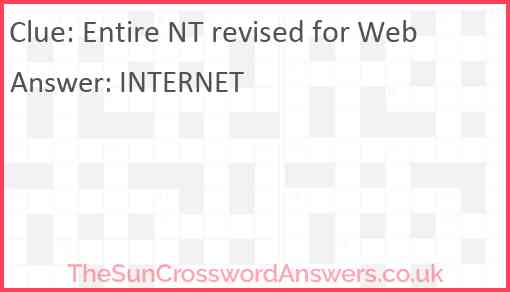 Entire NT revised for Web Answer