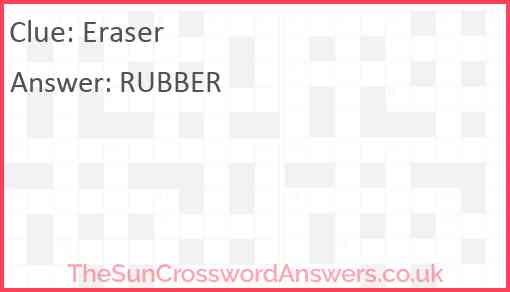 Eraser Answer