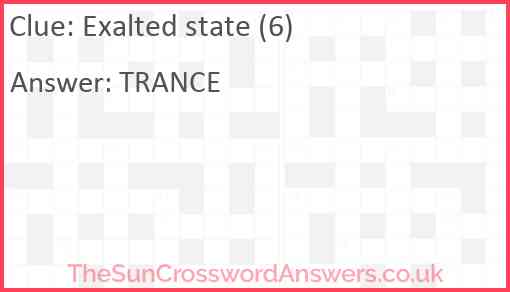 Exalted state (6) Answer