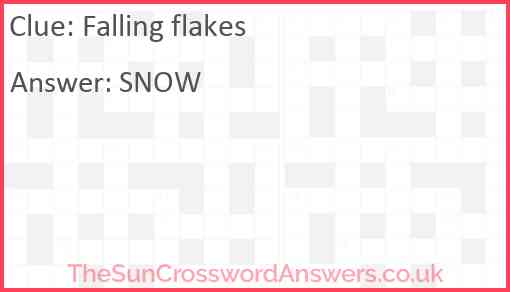 Falling flakes Answer
